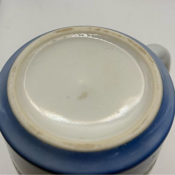 Vintage engraved lighthouse, seagull mug unmarked - Picture 3 of 6